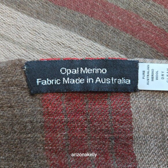 Opal Merino Striped Scarf Australia Fair-Trade Sustainable - Picture 2 of 16